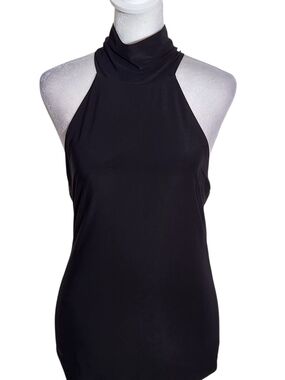WAYF Black Sleeveless Turtleneck Bodysuit Size Medium NWT